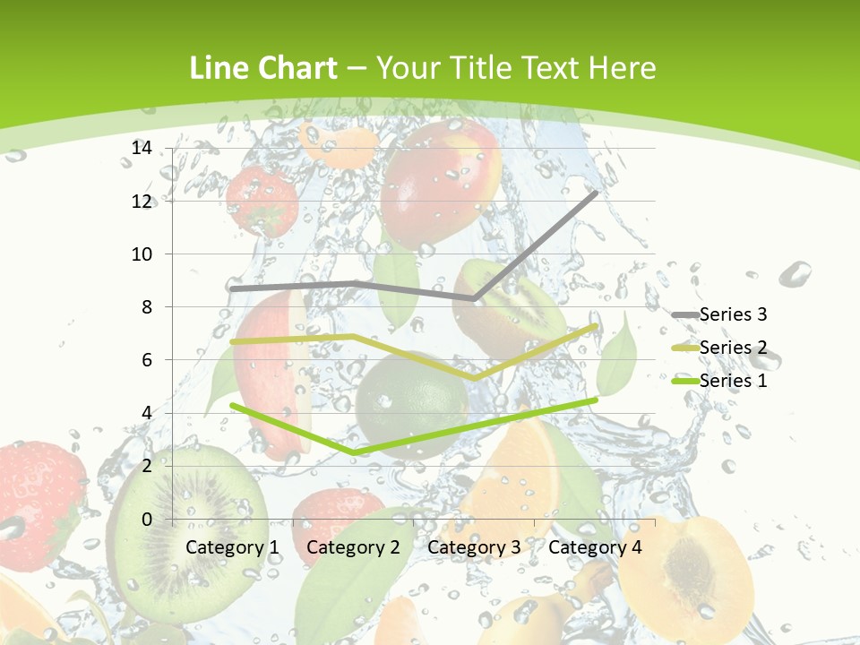 White Refreshment Banana PowerPoint Template
