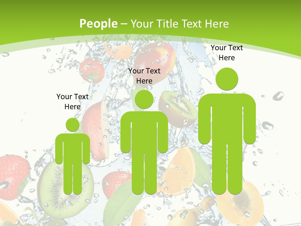 White Refreshment Banana PowerPoint Template