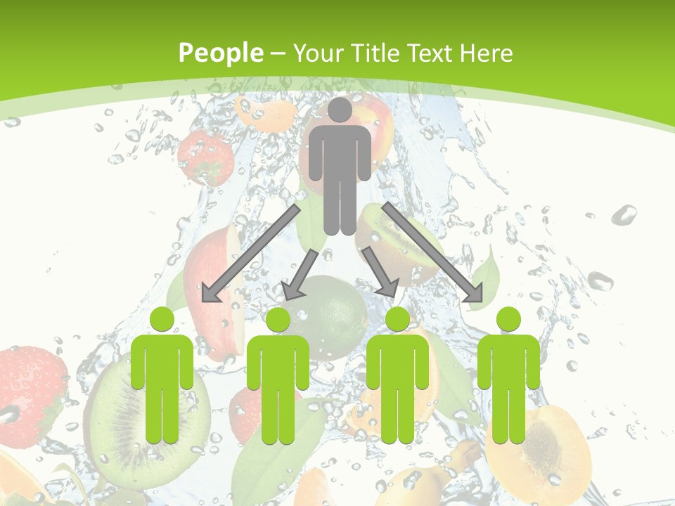 White Refreshment Banana PowerPoint Template