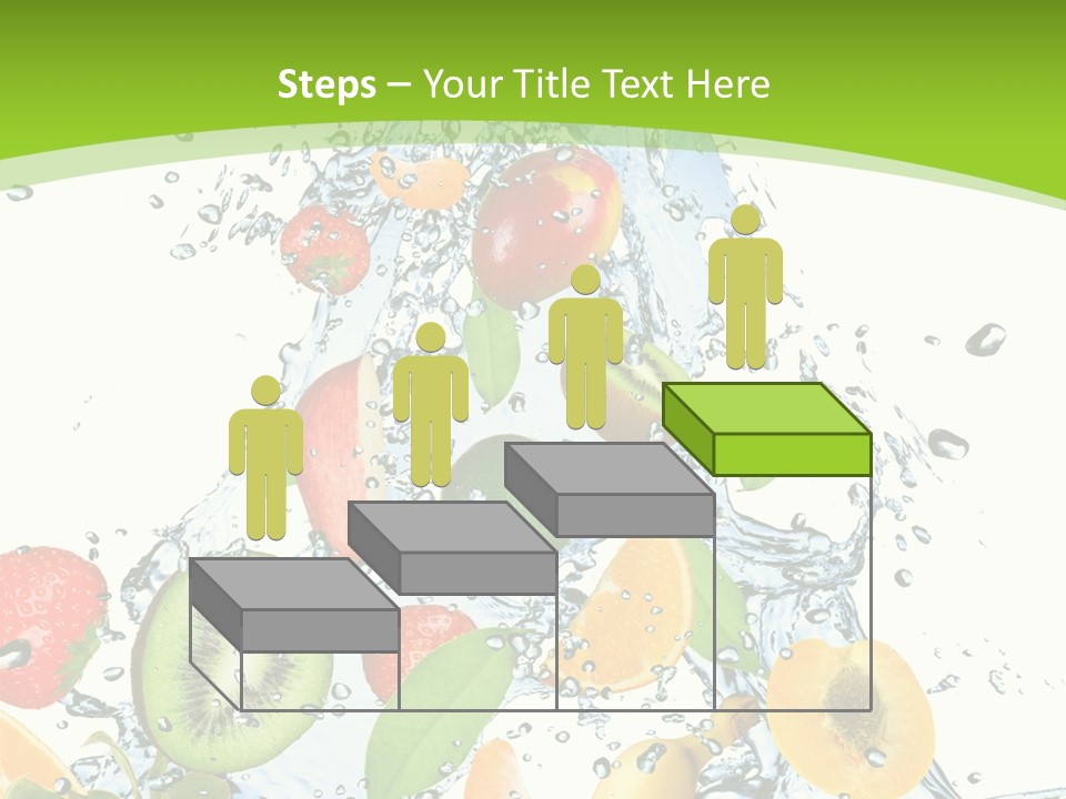 White Refreshment Banana PowerPoint Template