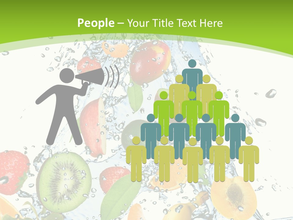 White Refreshment Banana PowerPoint Template