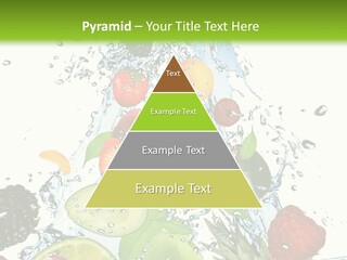 Splashing Fruit Kiwi PowerPoint Template
