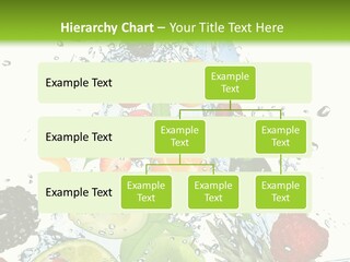 Splashing Fruit Kiwi PowerPoint Template