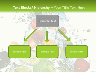 Splashing Fruit Kiwi PowerPoint Template