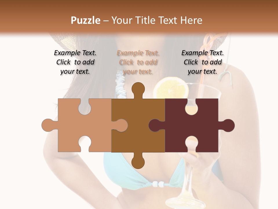 Beach Drink People PowerPoint Template