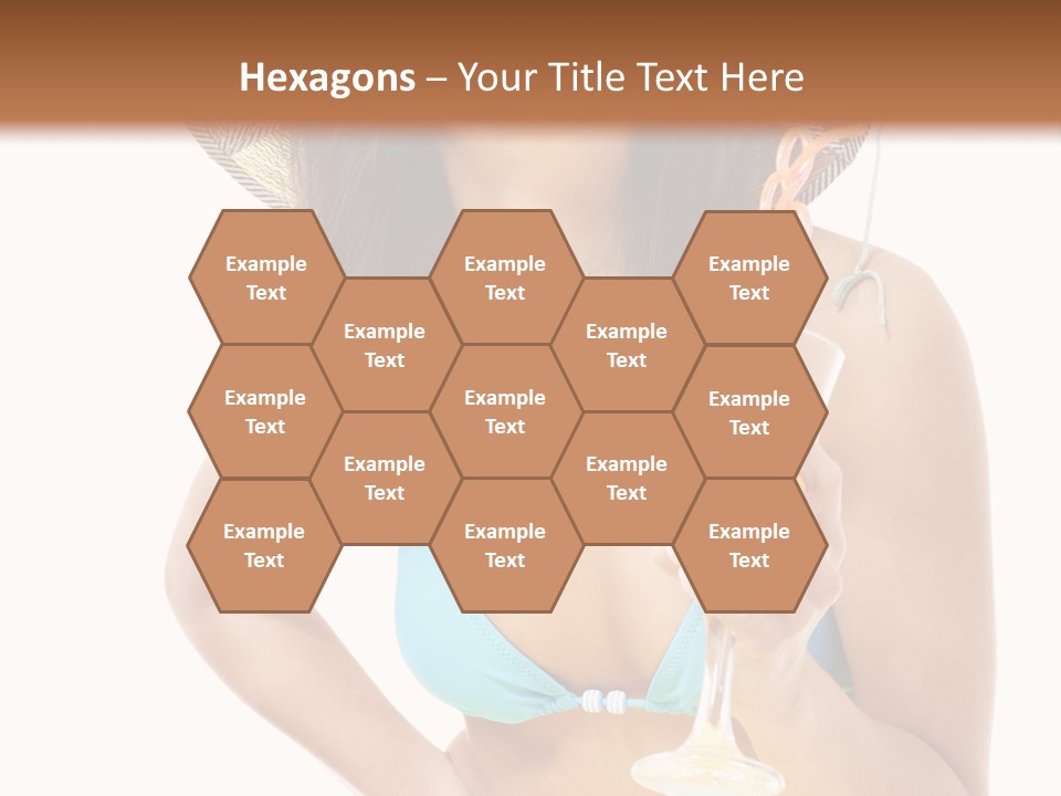 Beach Drink People PowerPoint Template