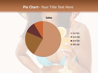 Beach Drink People PowerPoint Template