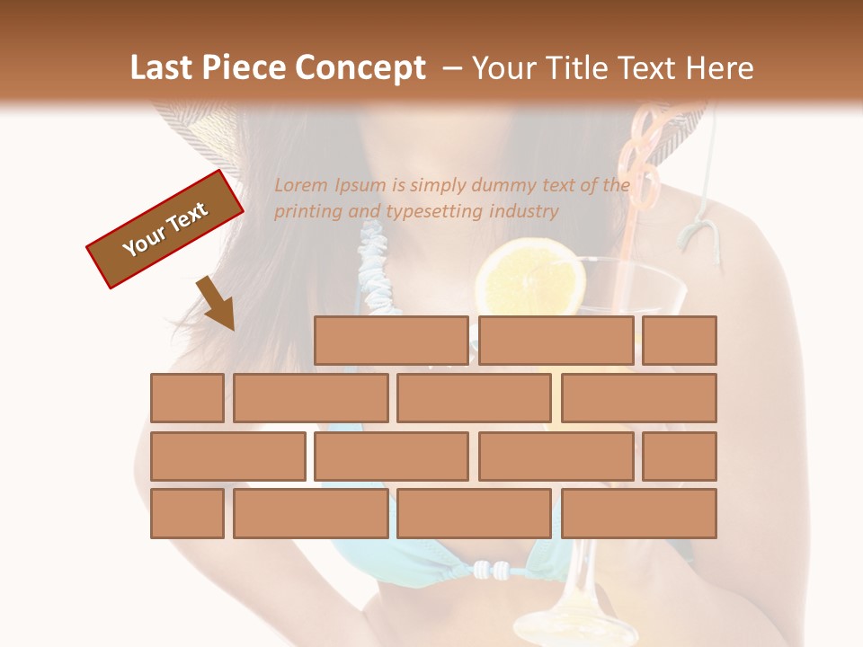 Beach Drink People PowerPoint Template