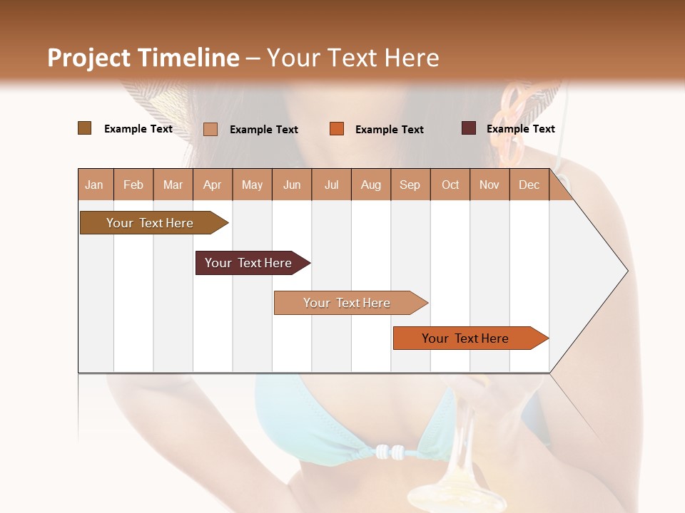 Beach Drink People PowerPoint Template