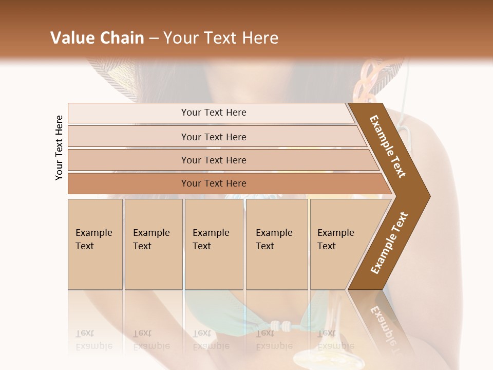 Beach Drink People PowerPoint Template