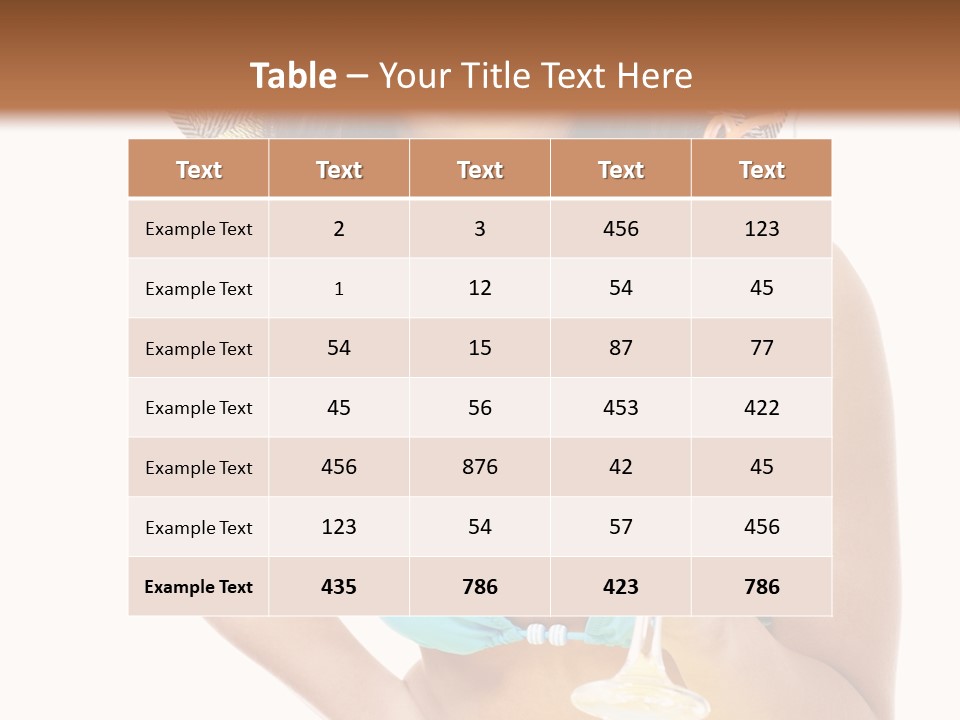 Beach Drink People PowerPoint Template