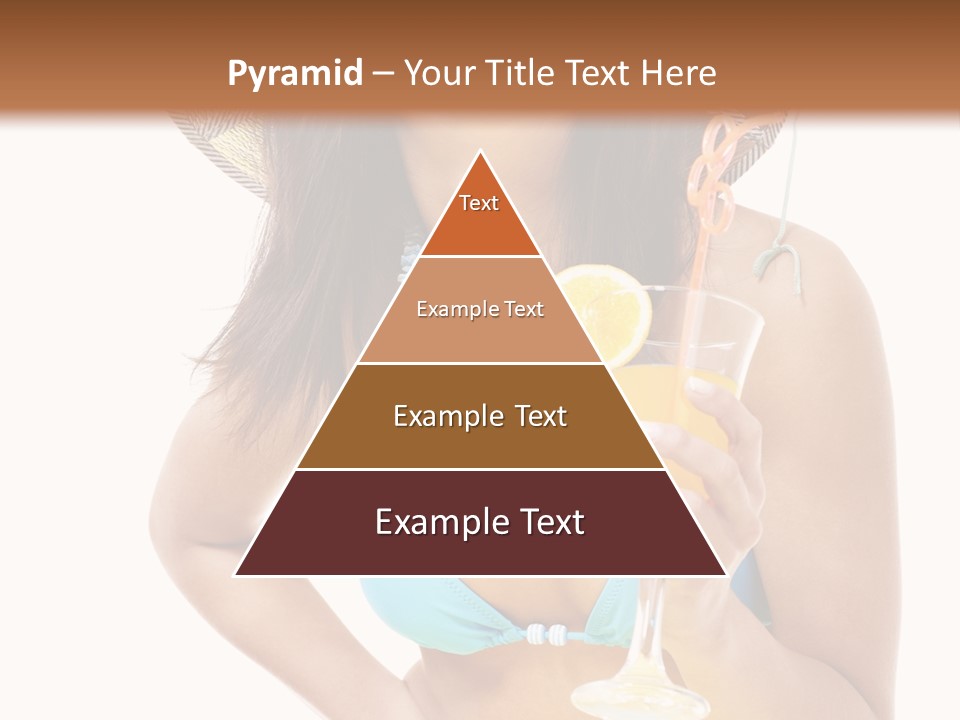 Beach Drink People PowerPoint Template