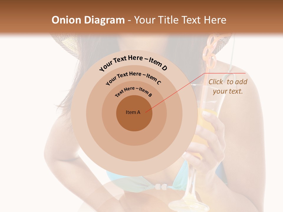 Beach Drink People PowerPoint Template