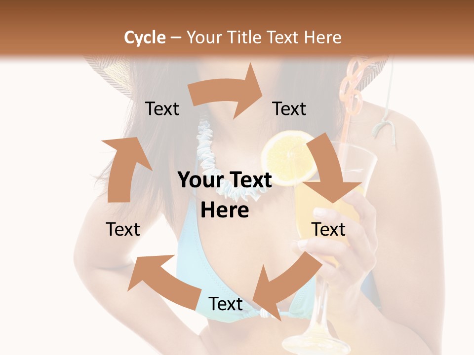 Beach Drink People PowerPoint Template