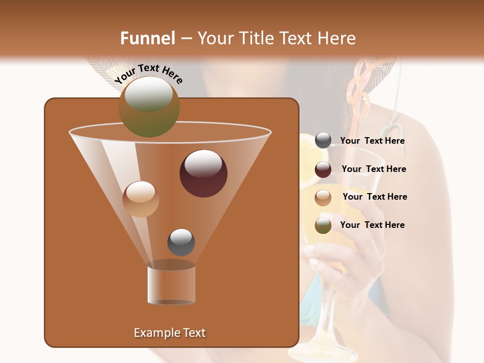 Beach Drink People PowerPoint Template