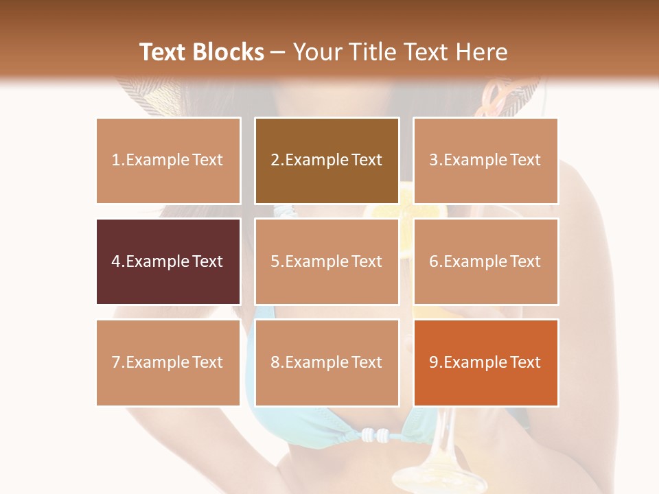 Beach Drink People PowerPoint Template