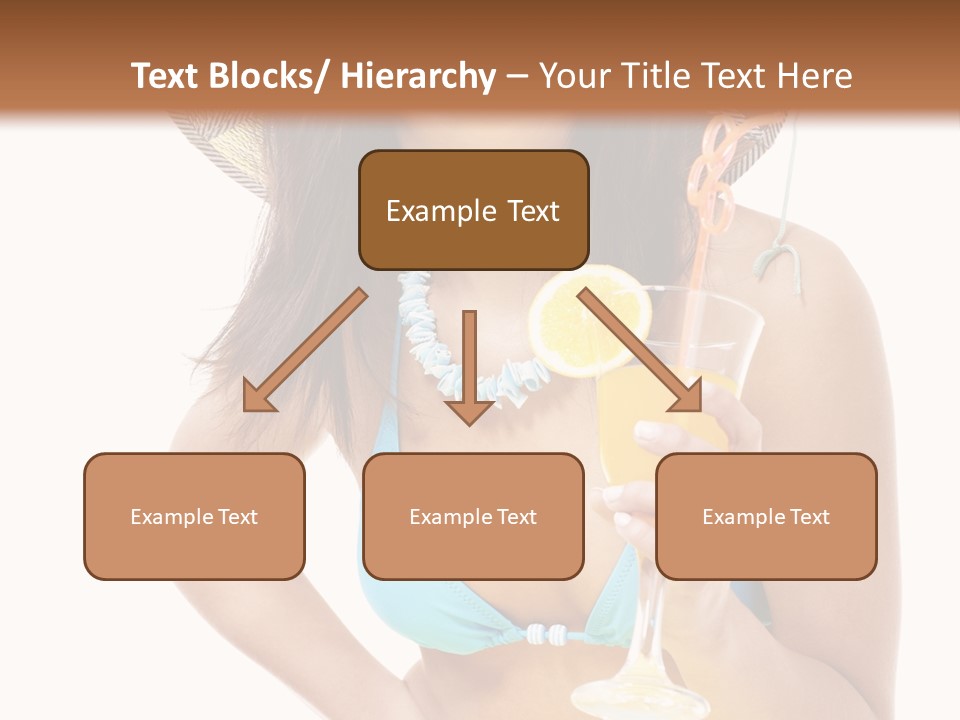 Beach Drink People PowerPoint Template