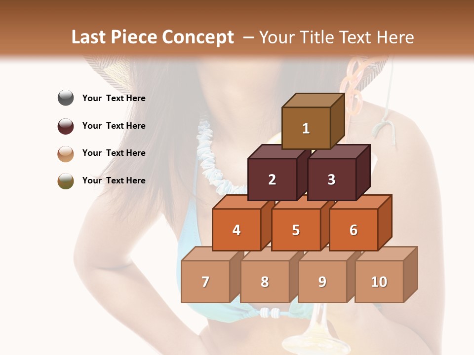 Beach Drink People PowerPoint Template