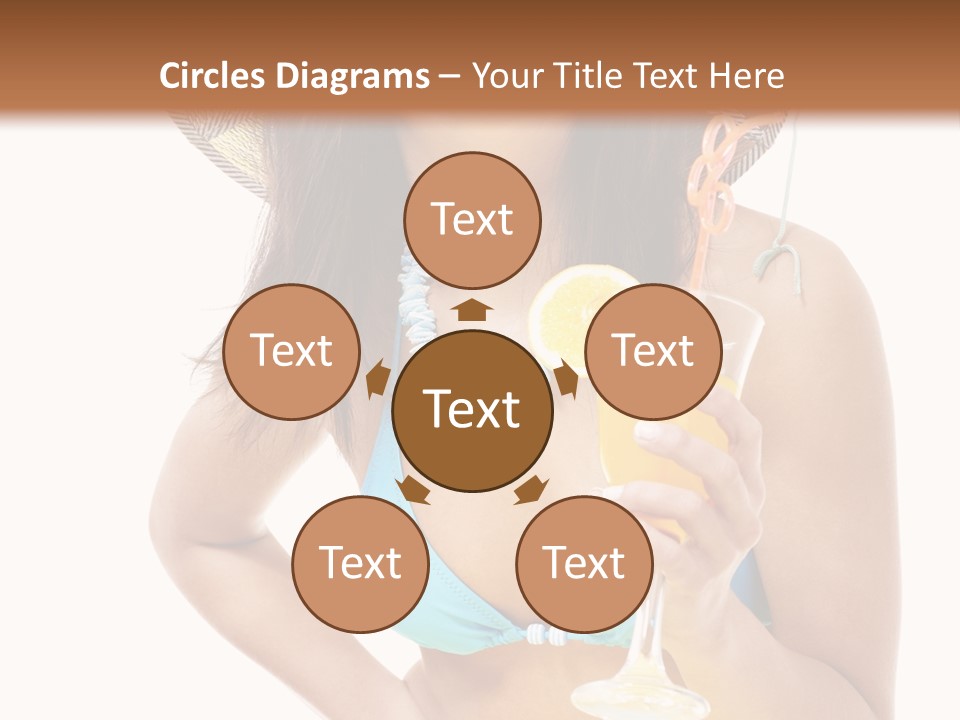 Beach Drink People PowerPoint Template