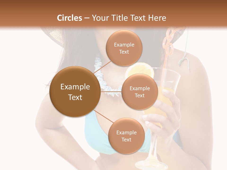 Beach Drink People PowerPoint Template