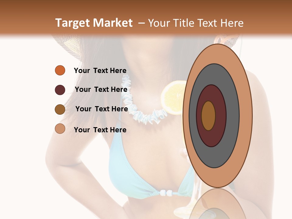 Beach Drink People PowerPoint Template