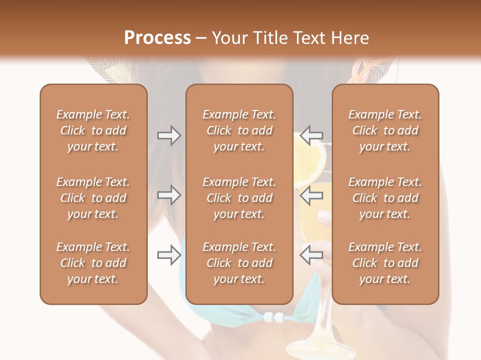 Beach Drink People PowerPoint Template
