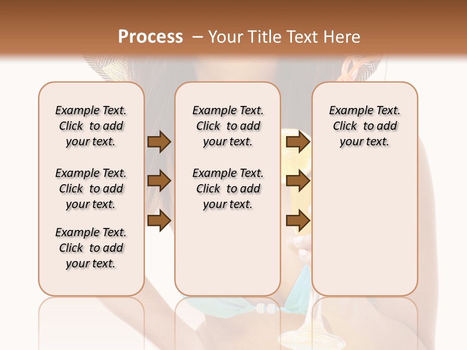 Beach Drink People PowerPoint Template