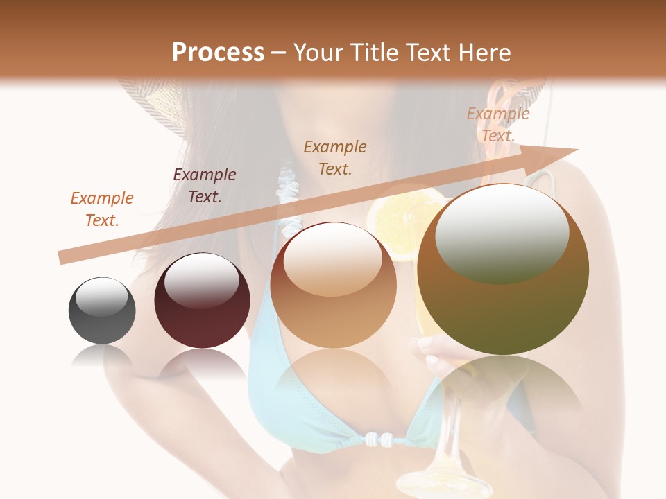 Beach Drink People PowerPoint Template