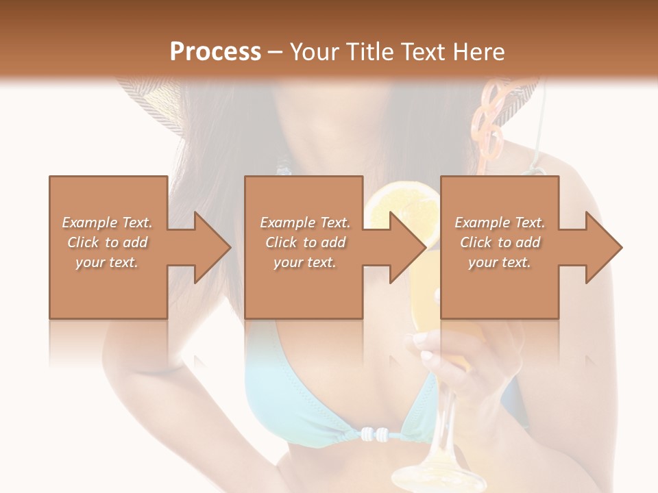 Beach Drink People PowerPoint Template