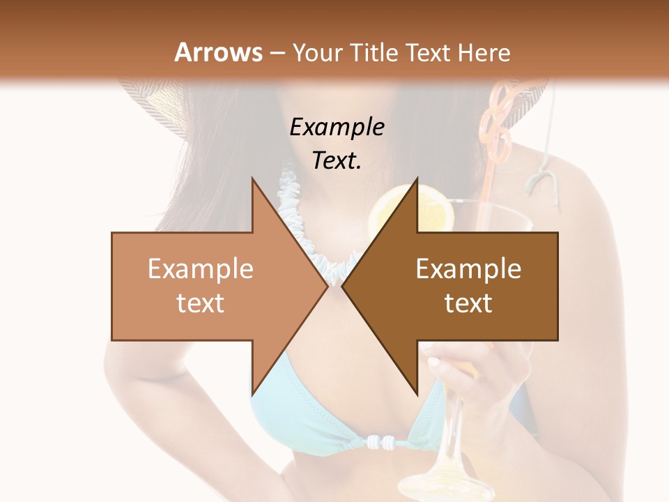 Beach Drink People PowerPoint Template