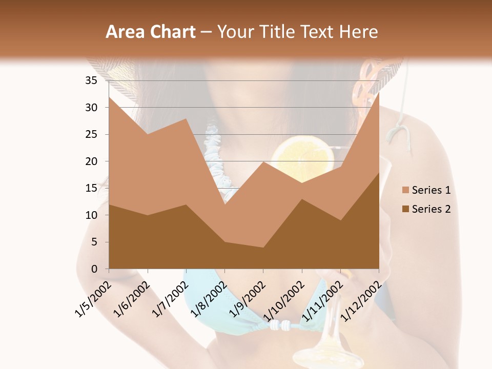 Beach Drink People PowerPoint Template