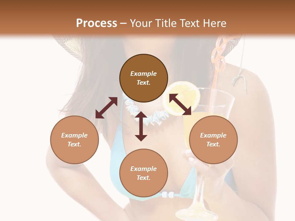 Beach Drink People PowerPoint Template