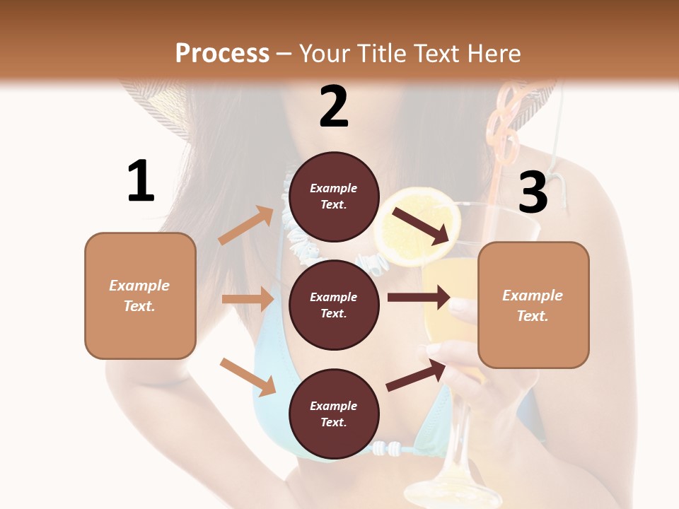 Beach Drink People PowerPoint Template