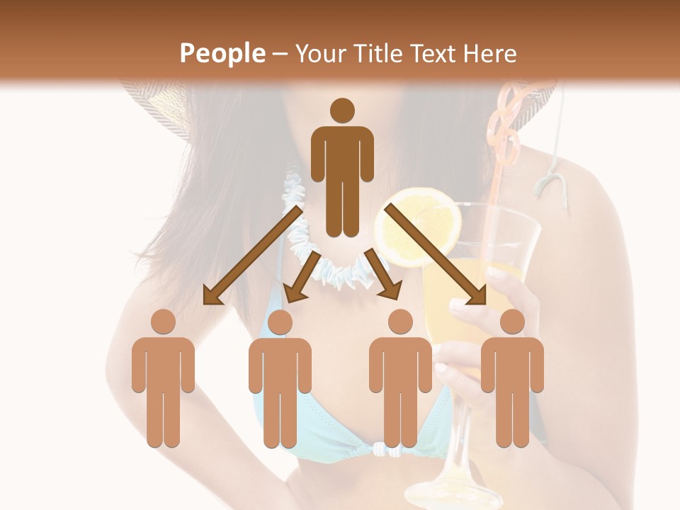 Beach Drink People PowerPoint Template