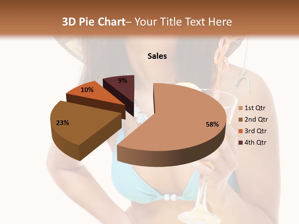 Beach Drink People PowerPoint Template