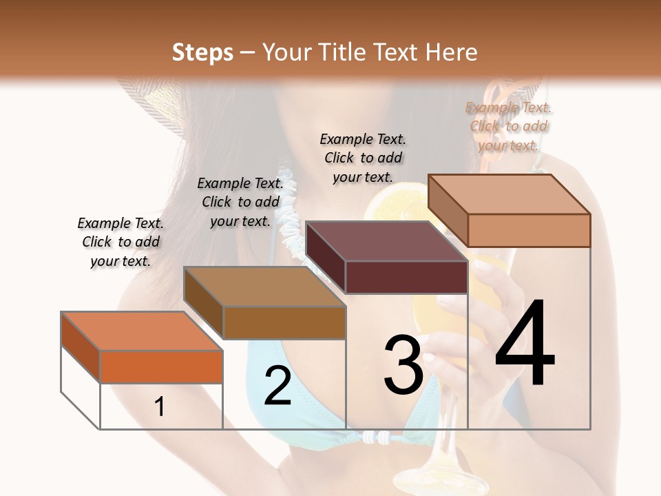 Beach Drink People PowerPoint Template