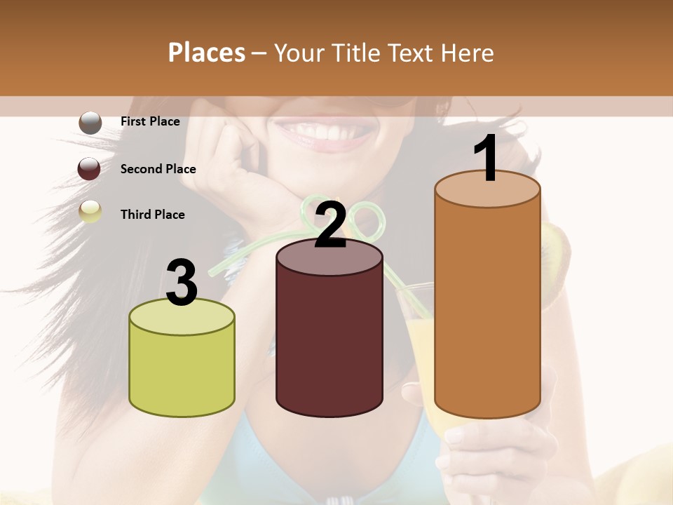 Active Travel Beach Chair PowerPoint Template