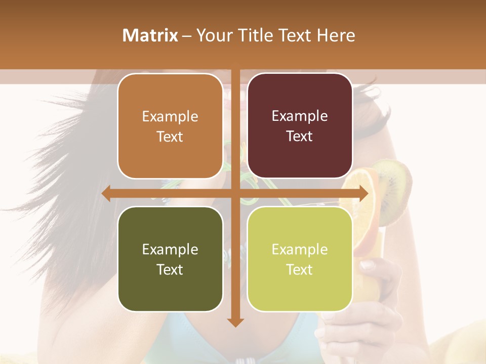 Active Travel Beach Chair PowerPoint Template