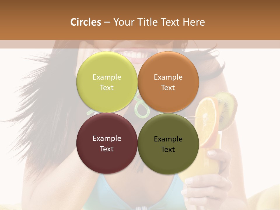 Active Travel Beach Chair PowerPoint Template