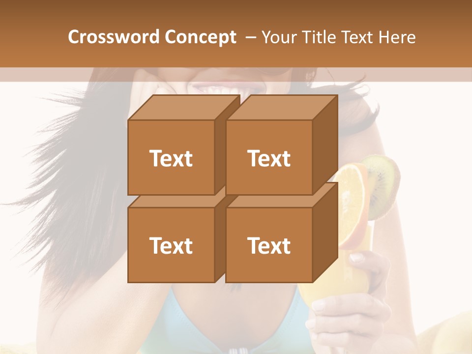 Active Travel Beach Chair PowerPoint Template