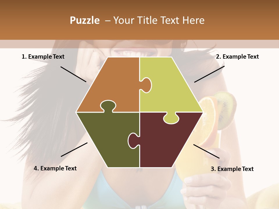 Active Travel Beach Chair PowerPoint Template