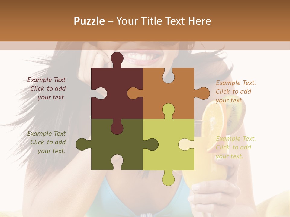 Active Travel Beach Chair PowerPoint Template