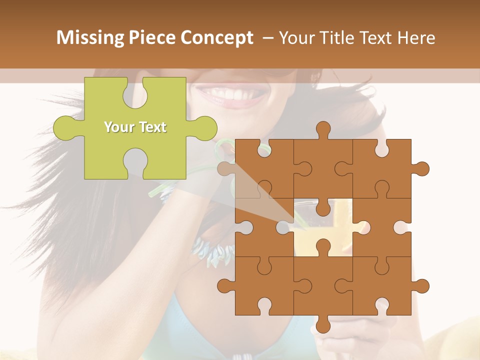 Active Travel Beach Chair PowerPoint Template