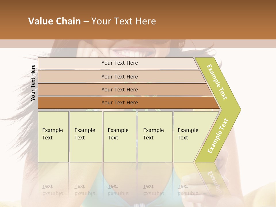 Active Travel Beach Chair PowerPoint Template