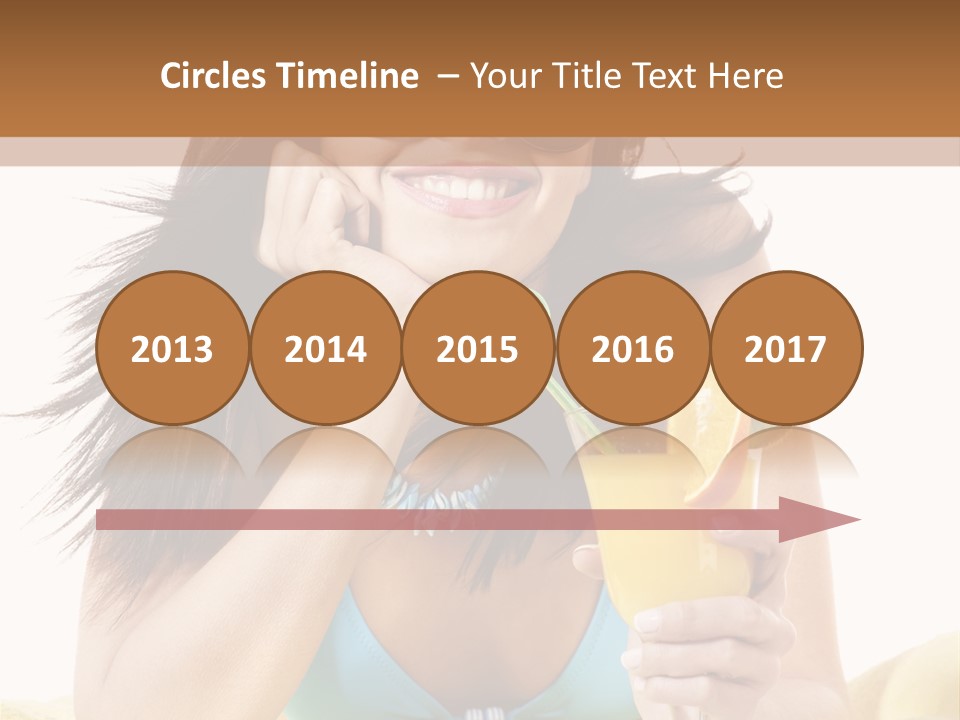 Active Travel Beach Chair PowerPoint Template