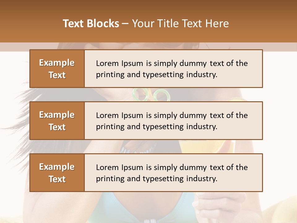 Active Travel Beach Chair PowerPoint Template