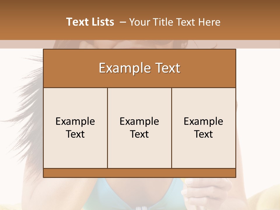 Active Travel Beach Chair PowerPoint Template
