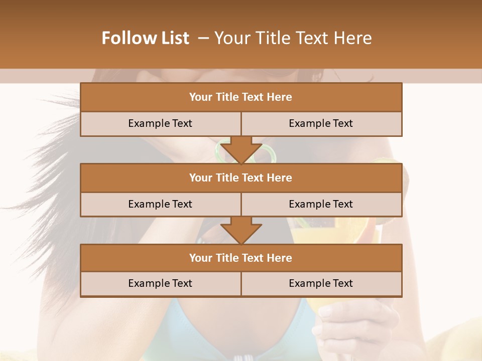 Active Travel Beach Chair PowerPoint Template