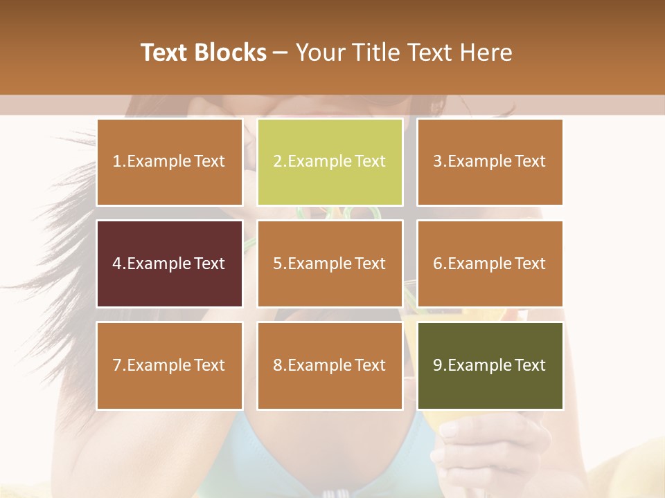 Active Travel Beach Chair PowerPoint Template