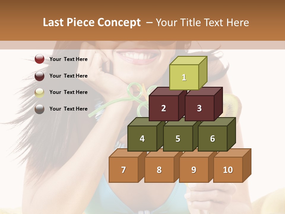 Active Travel Beach Chair PowerPoint Template